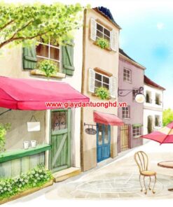 Tranh dán tường cafe trà sữa-FM0314