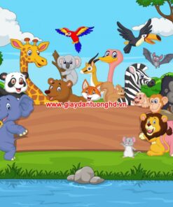 Tranh dán tường cho bé gái-3233